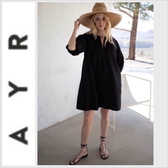 AYR Dresses & Skirts - AYR The Portofinito Cotton Shift Dress